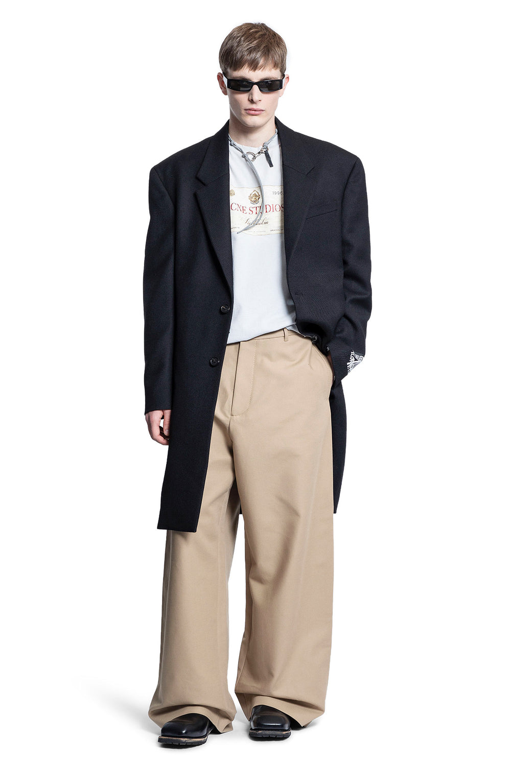 ACNE STUDIOS MAN BLACK COATS