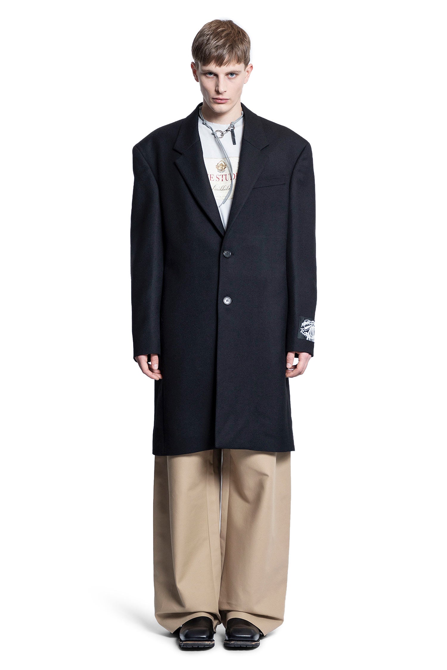 ACNE STUDIOS MAN BLACK COATS