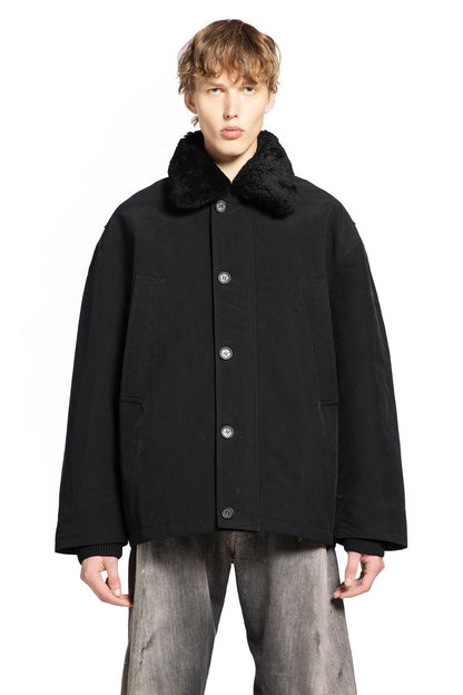 Nylon Shearling Jacket