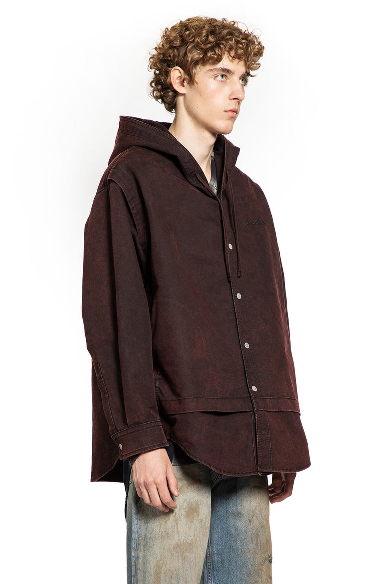 Layered Hooded Jacket