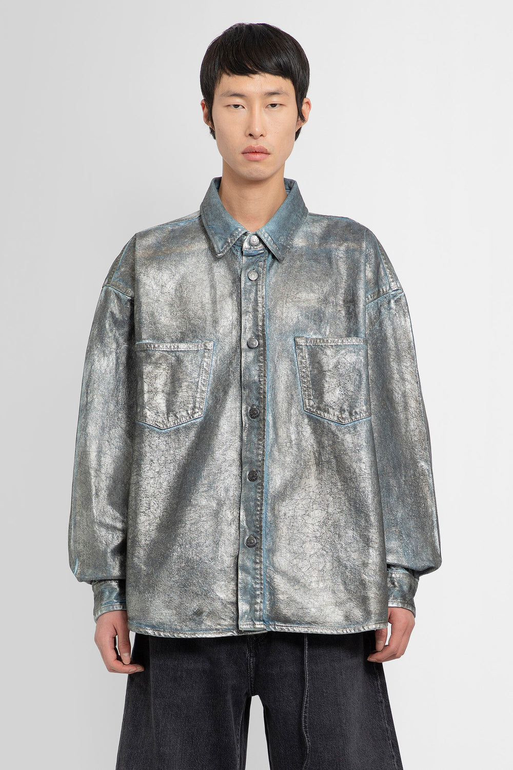 ACNE STUDIOS MAN BLUE SHIRTS