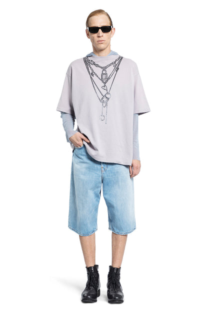 ACNE STUDIOS MAN BLUE SHORTS & SKIRTS