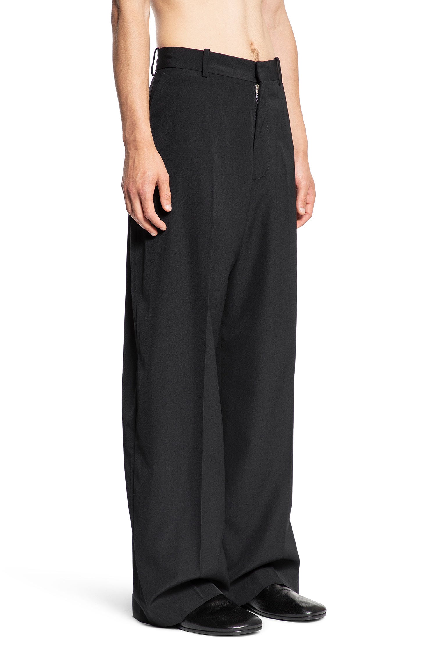 ACNE STUDIOS MAN BLACK TROUSERS