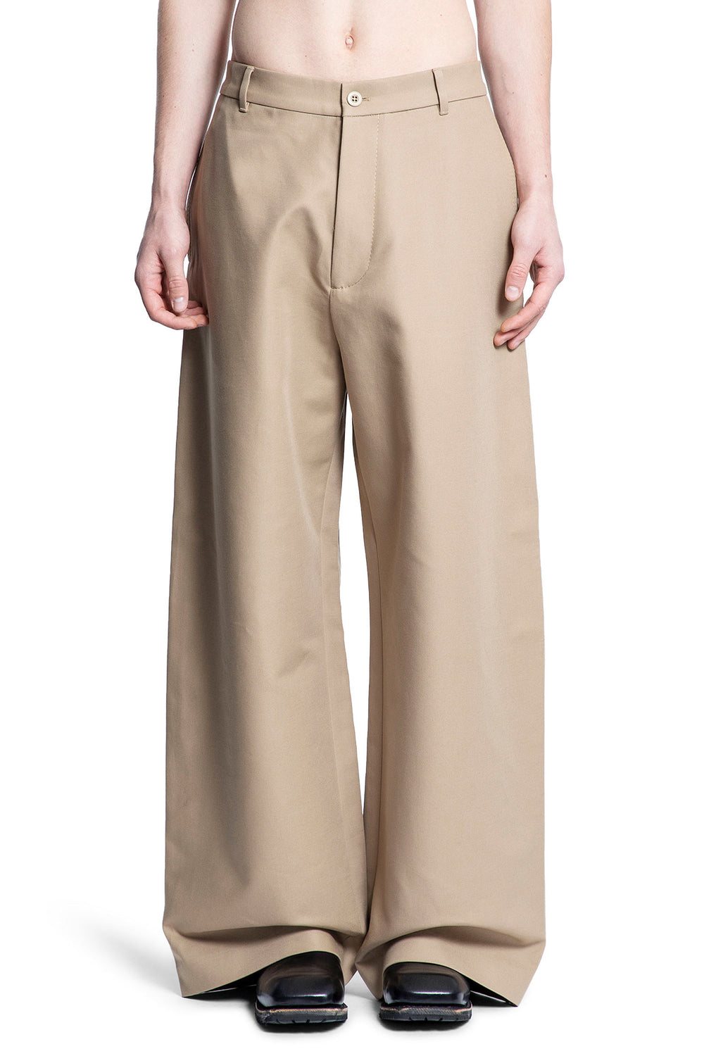 ACNE STUDIOS MAN BEIGE TROUSERS