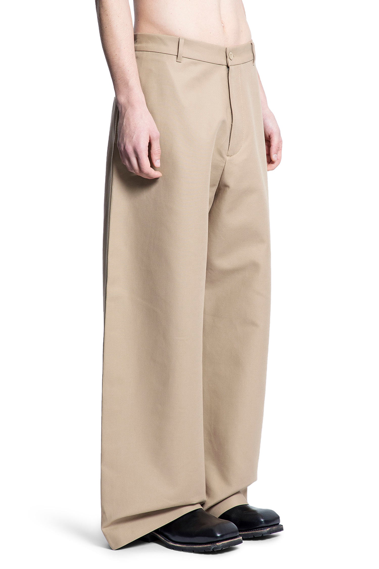 ACNE STUDIOS MAN BEIGE TROUSERS