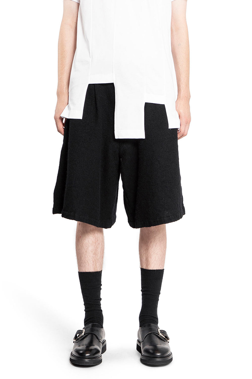 COMME DES GARCONS SHIRT MAN BLACK SHORTS & SKIRTS