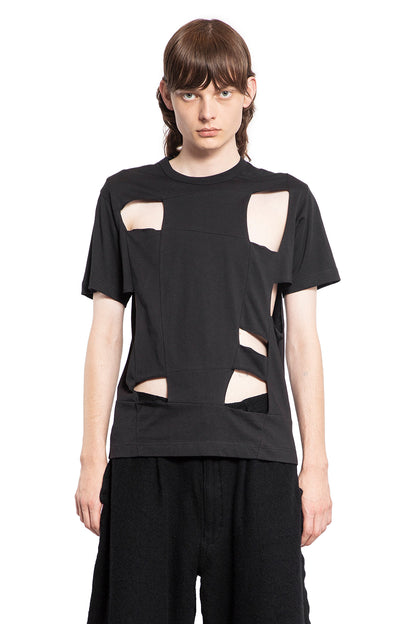 Antonioli COMME DES GARCONS SHIRT MAN BLACK T-SHIRTS & TANK TOPS