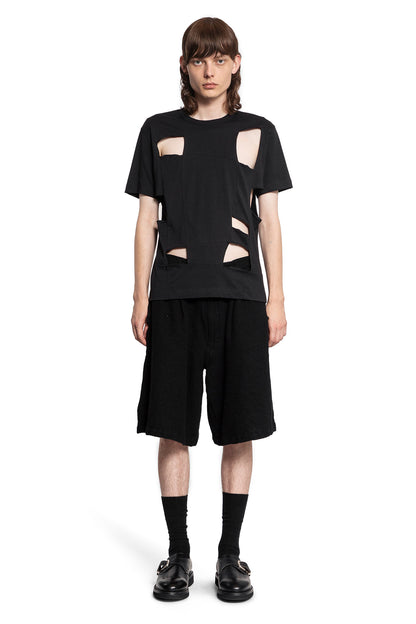 COMME DES GARCONS SHIRT MAN BLACK T-SHIRTS & TANK TOPS