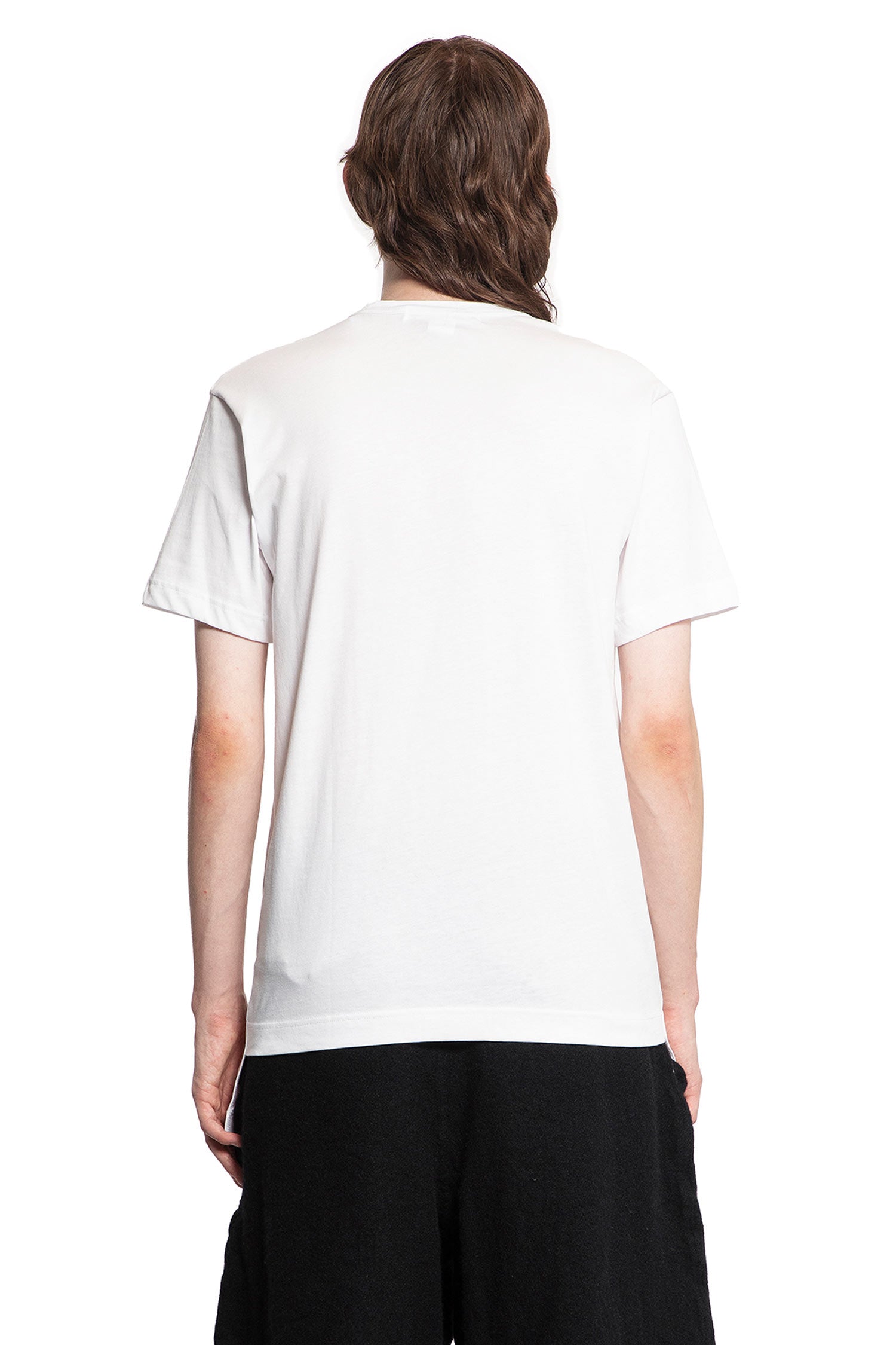 COMME DES GARCONS SHIRT MAN WHITE T-SHIRTS & TANK TOPS