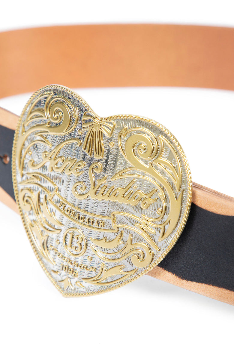 Heart Logo Buckle Belt
