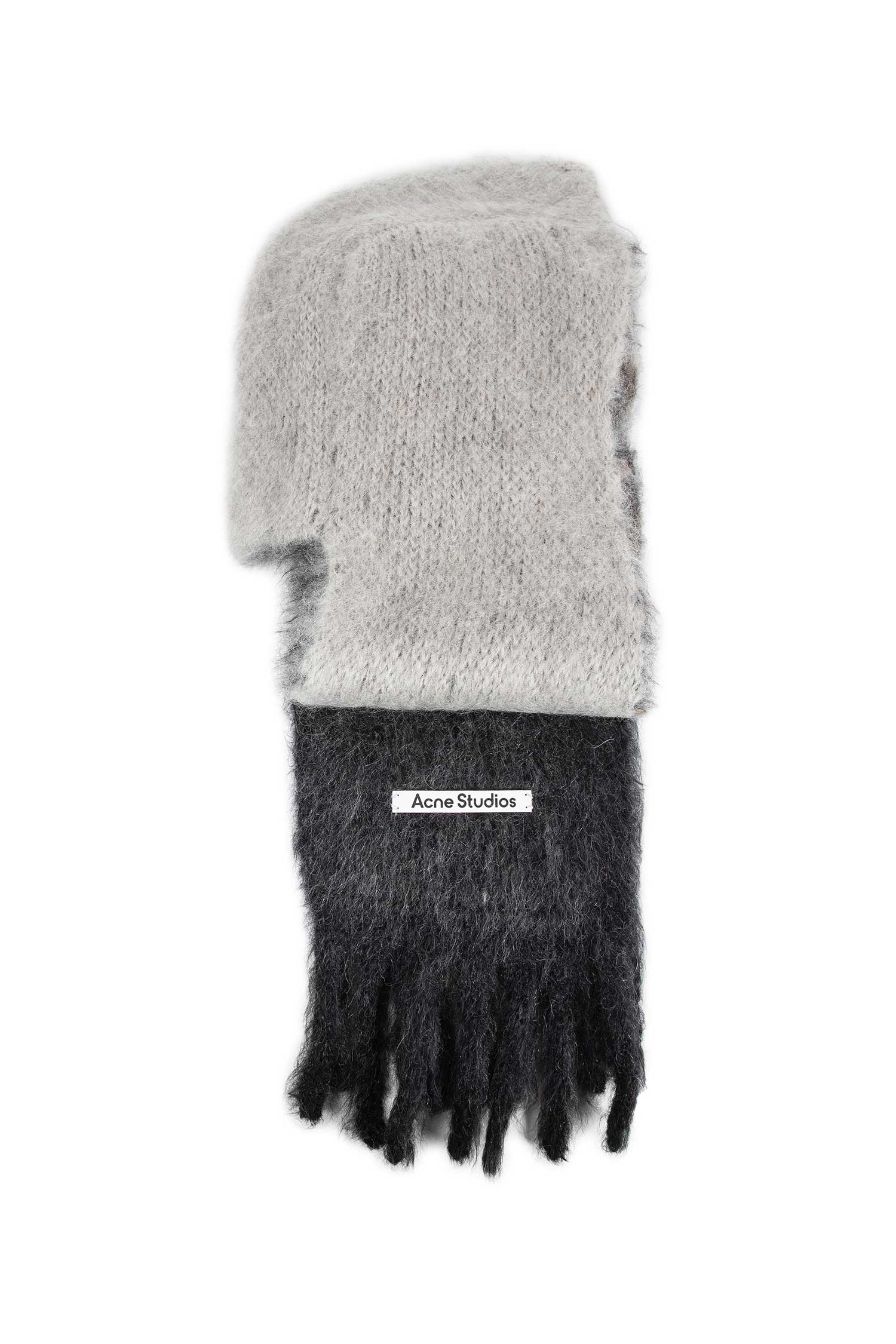 Mohair Scarf with Hood