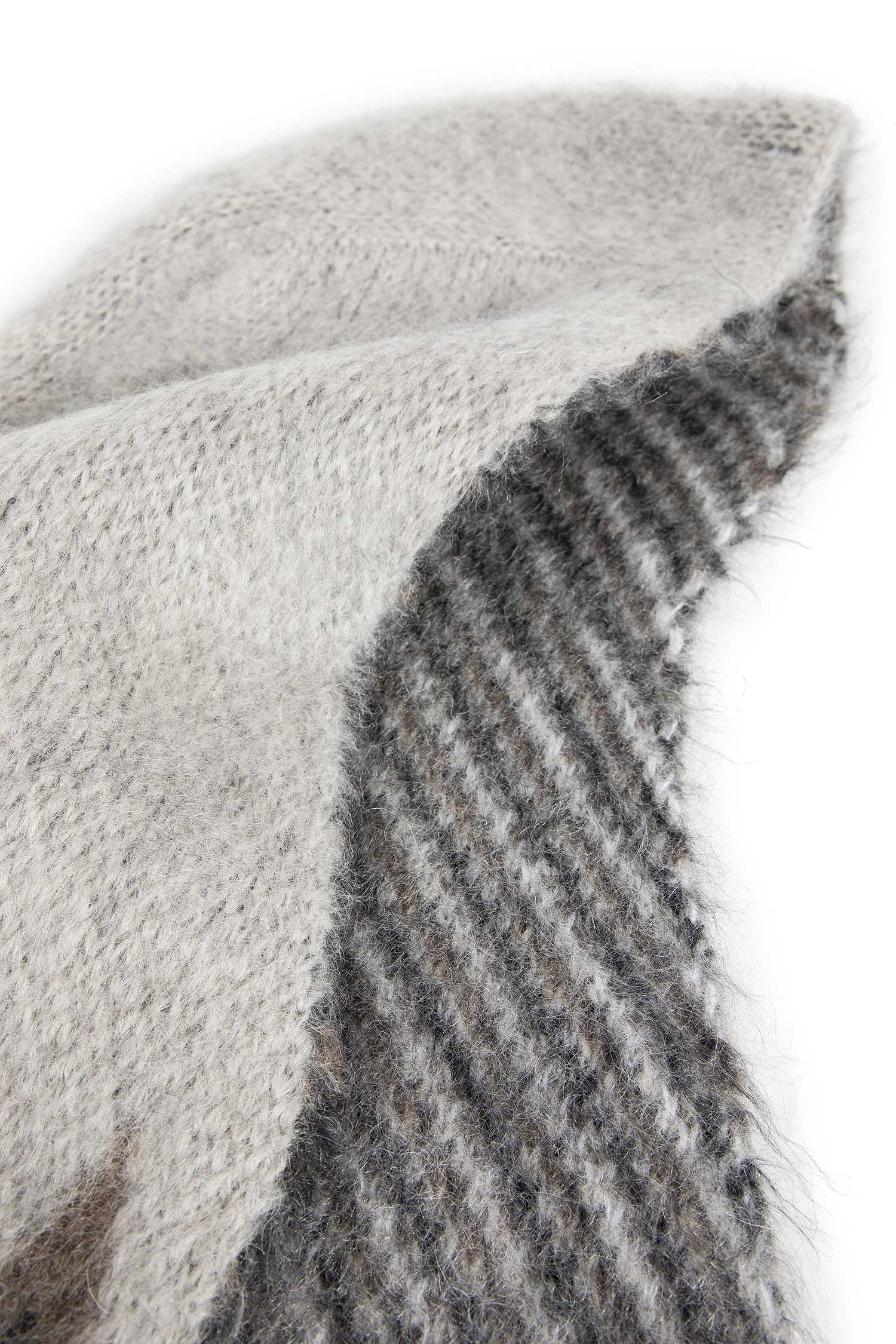 Mohair Scarf with Hood