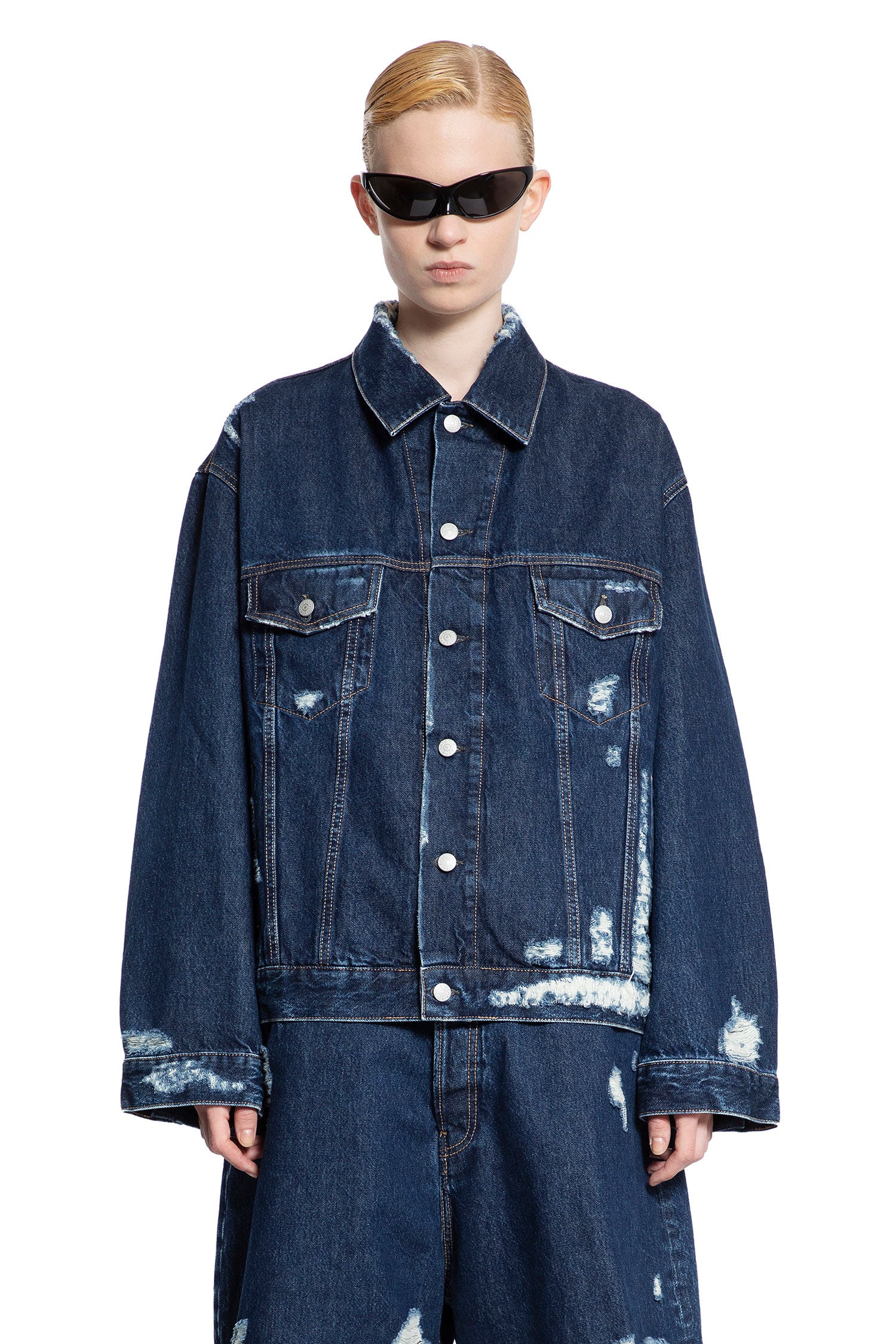 ACNE STUDIOS WOMAN BLUE JACKETS