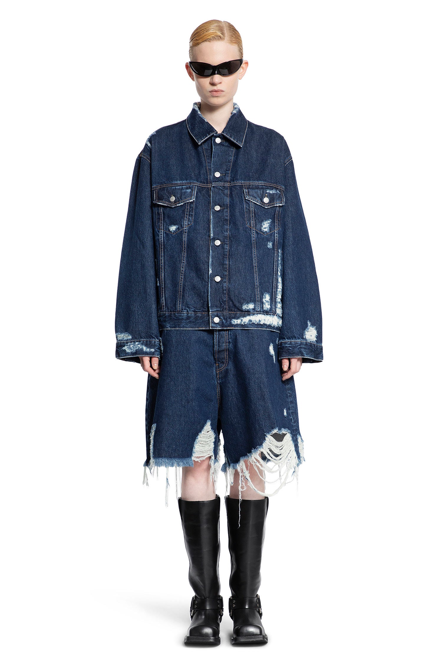 ACNE STUDIOS WOMAN BLUE JACKETS