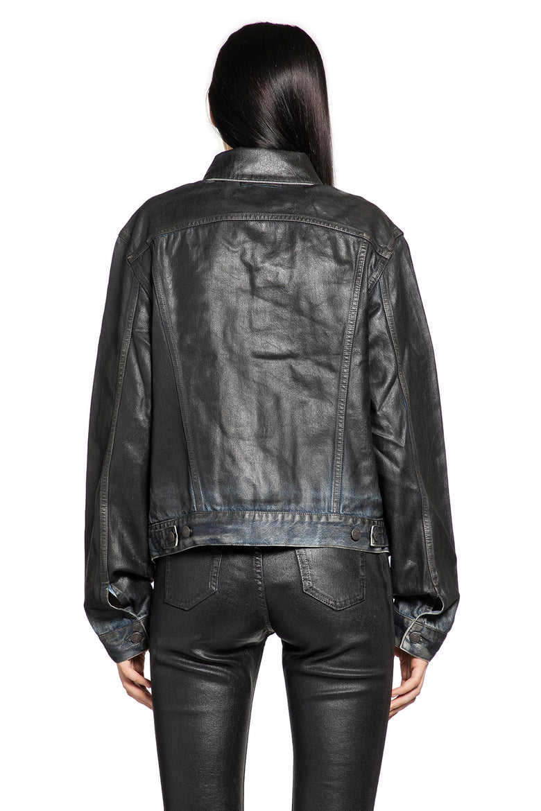 ACNE STUDIOS Coated Denim Jacket woman