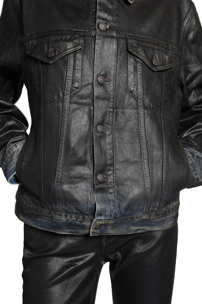 Coated Denim Jacket