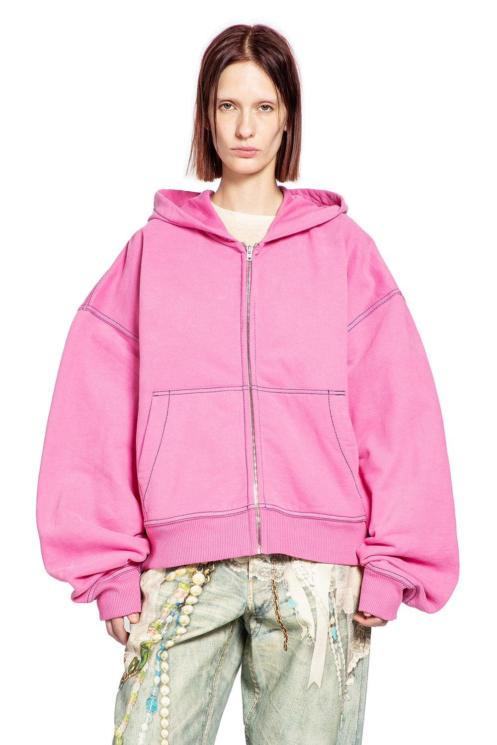 Signature Logo Zip-Up Hoodie