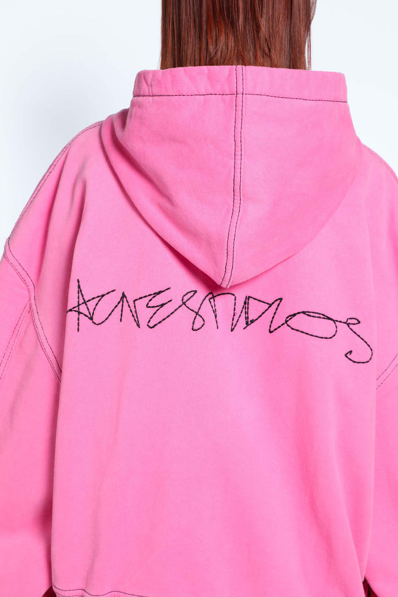 Signature Logo Zip-Up Hoodie - Antonioli.eu