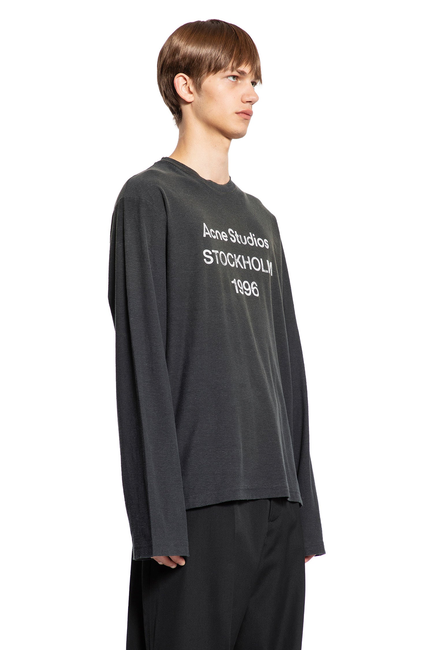 ACNE STUDIOS MAN BLACK T-SHIRTS & TANK TOPS