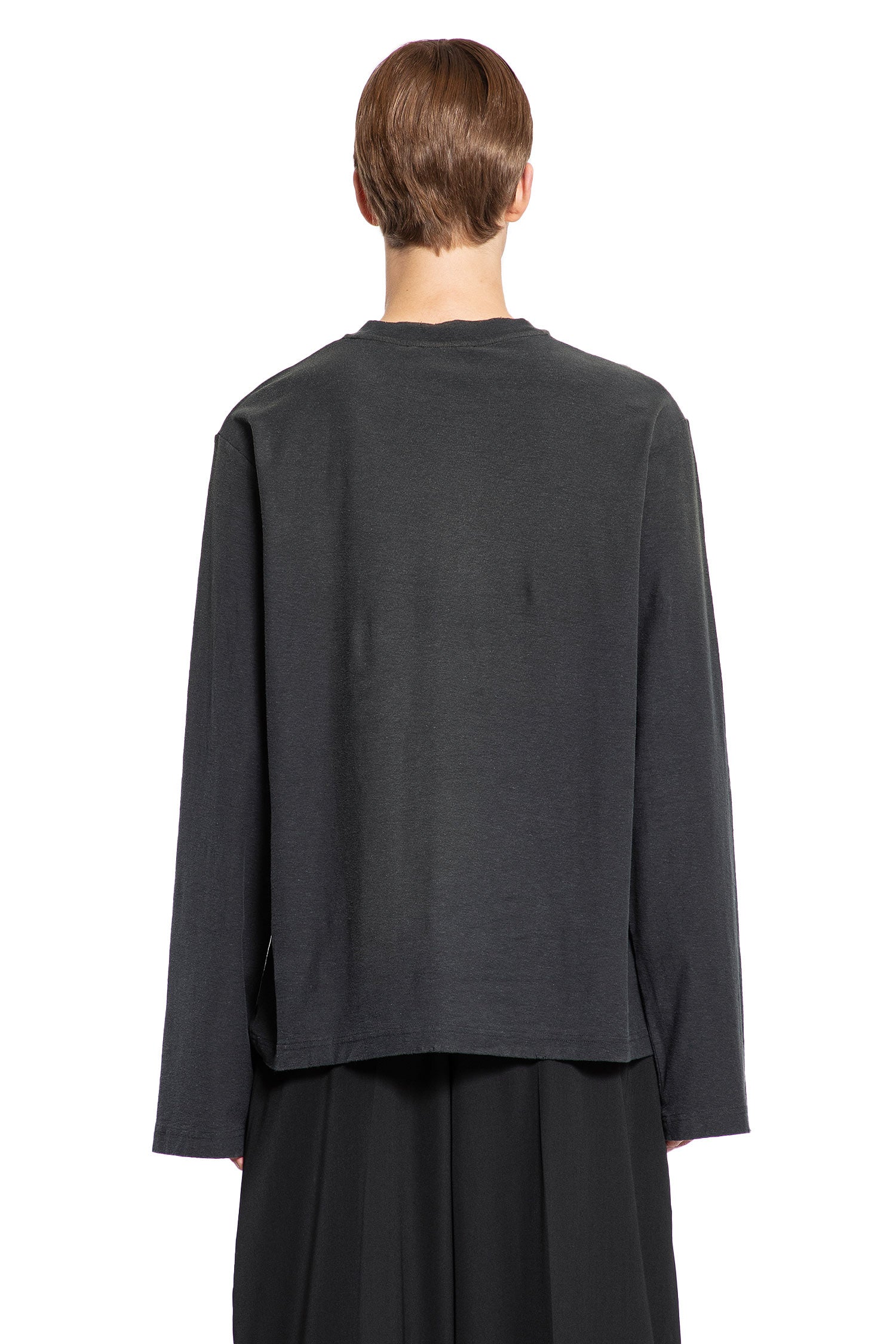 ACNE STUDIOS MAN BLACK T-SHIRTS