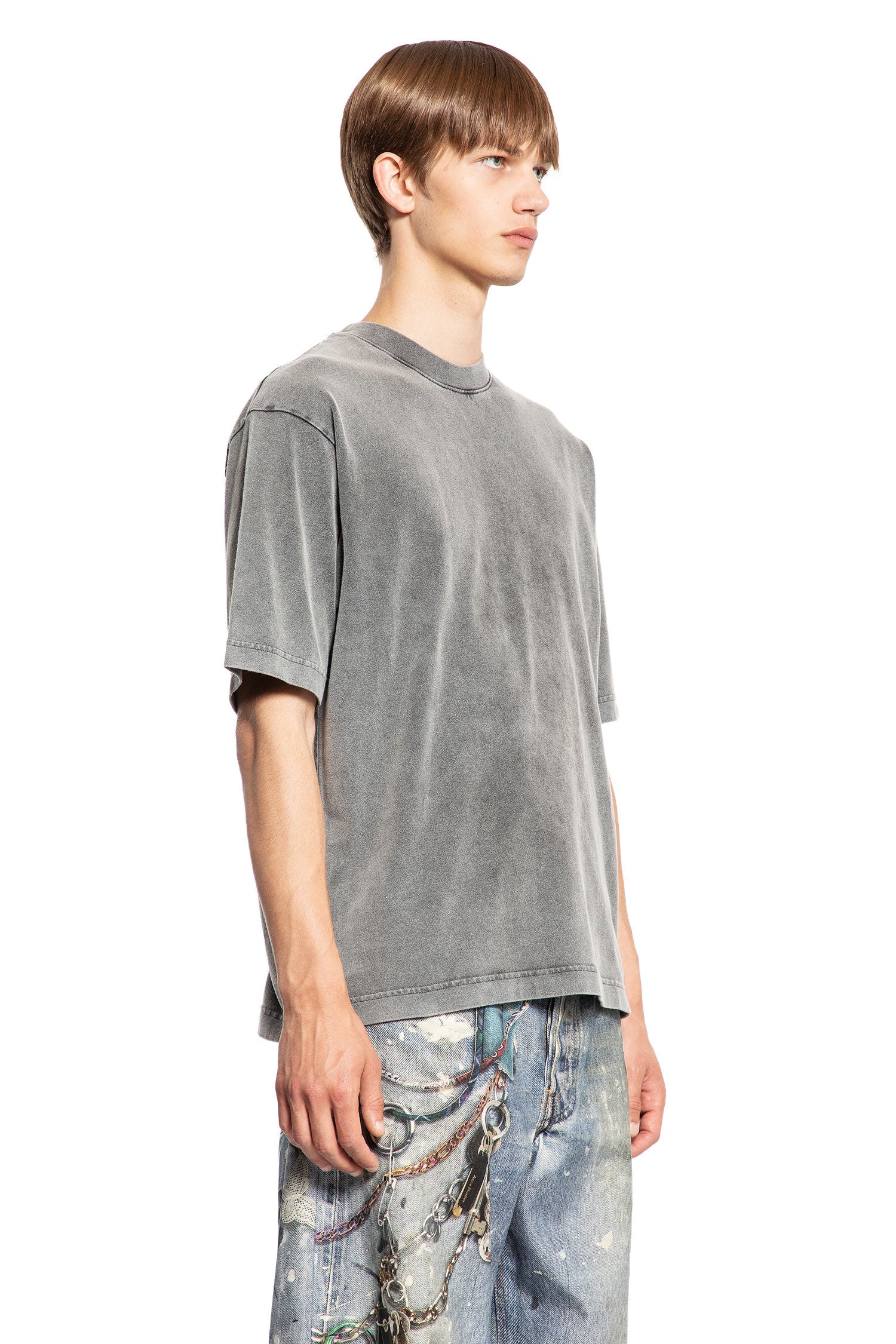 ACNE STUDIOS MAN BLACK T-SHIRTS & TANK TOPS