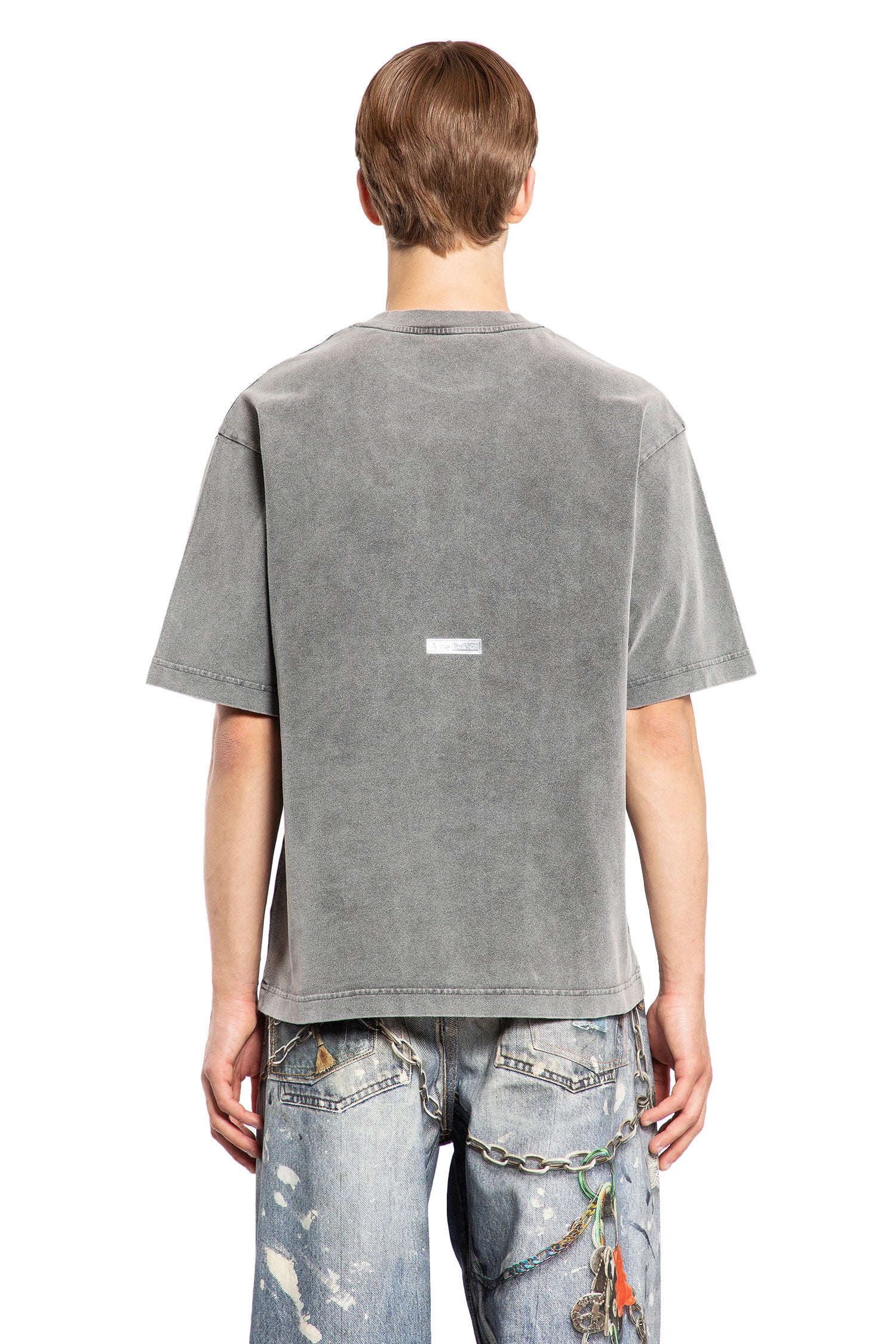 ACNE STUDIOS MAN BLACK T-SHIRTS & TANK TOPS