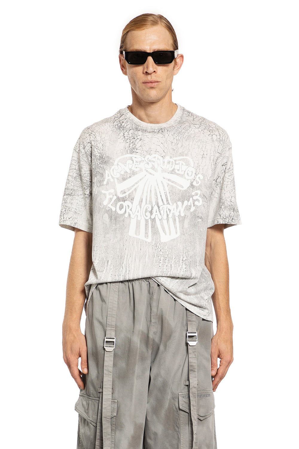 ACNE STUDIOS MAN GREY T-SHIRTS & TANK TOPS