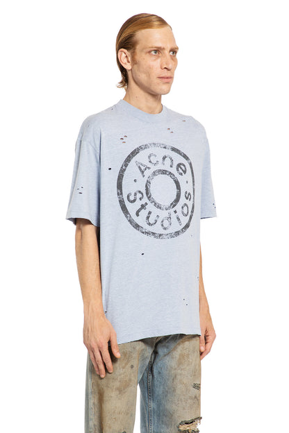 ACNE STUDIOS MAN BLUE T-SHIRTS & TANK TOPS