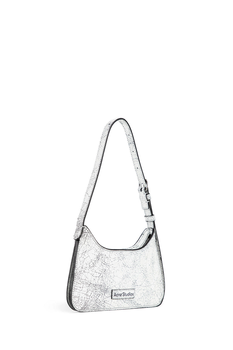 ACNE STUDIOS WOMAN WHITE SHOULDER BAGS