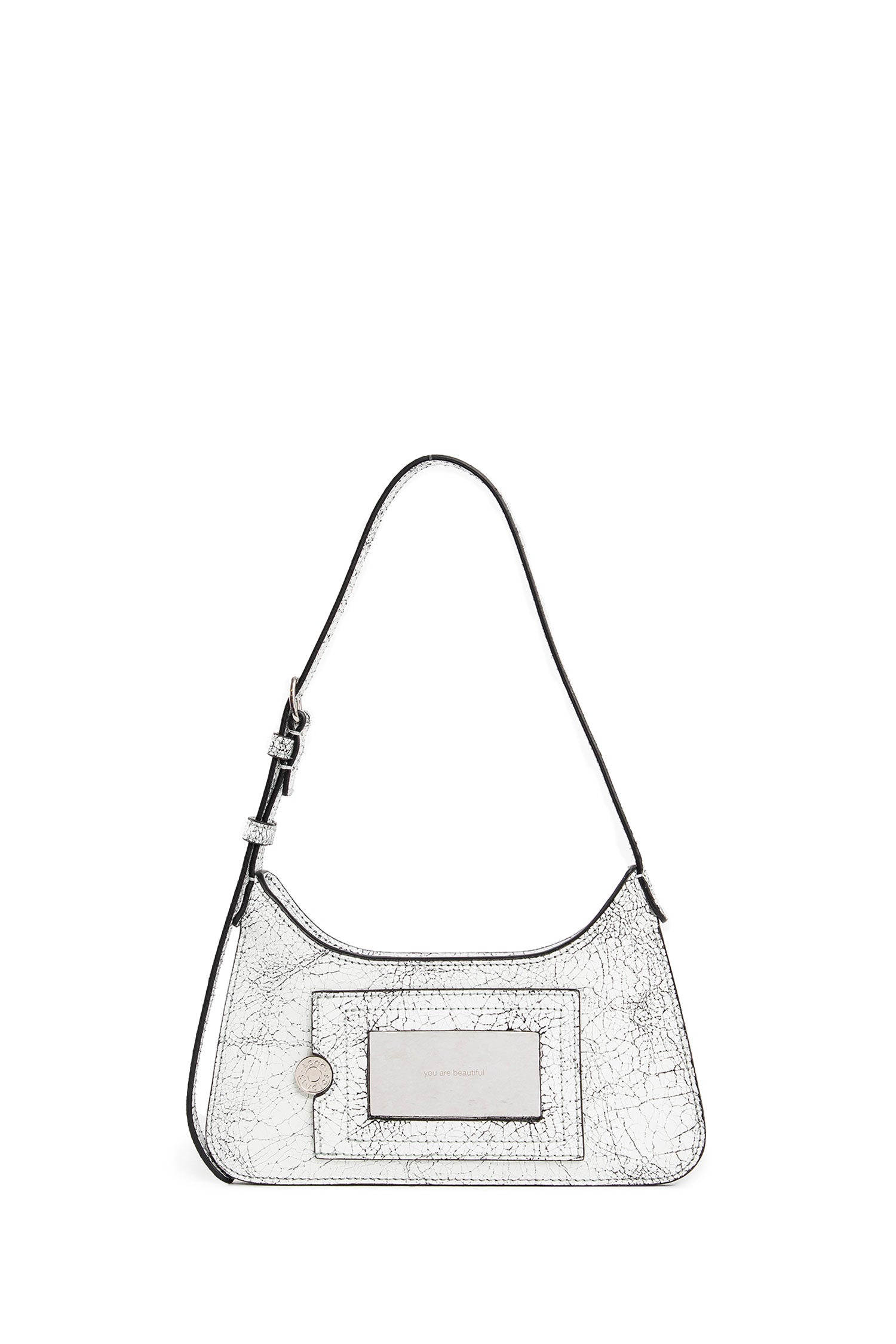 ACNE STUDIOS WOMAN WHITE SHOULDER BAGS