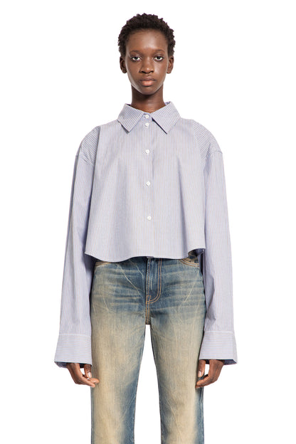 ACNE STUDIOS WOMAN BLUE SHIRTS