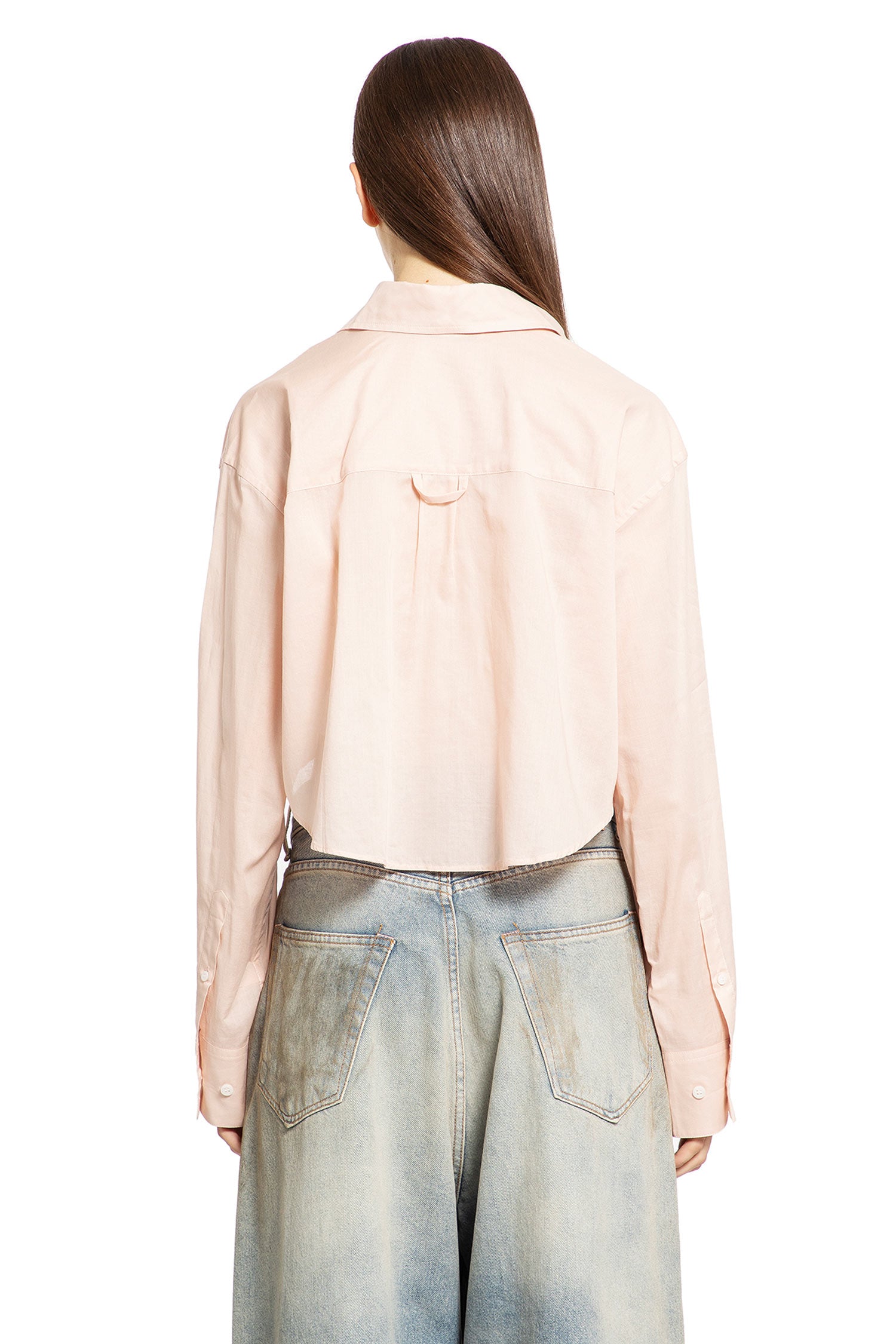 ACNE STUDIOS WOMAN PINK SHIRTS