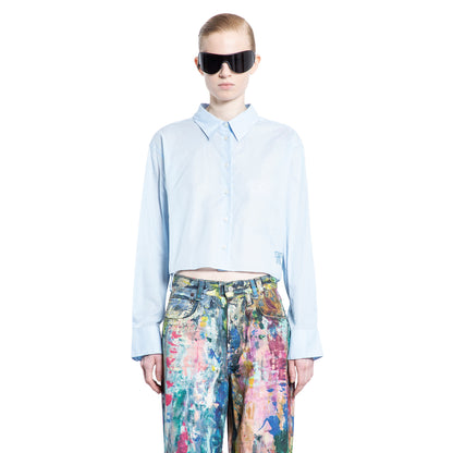 ACNE STUDIOS WOMAN BLUE SHIRTS