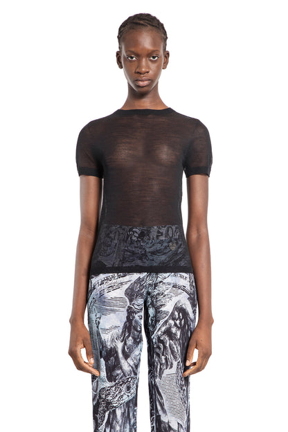 Antonioli ACNE STUDIOS WOMAN BLACK TOPS