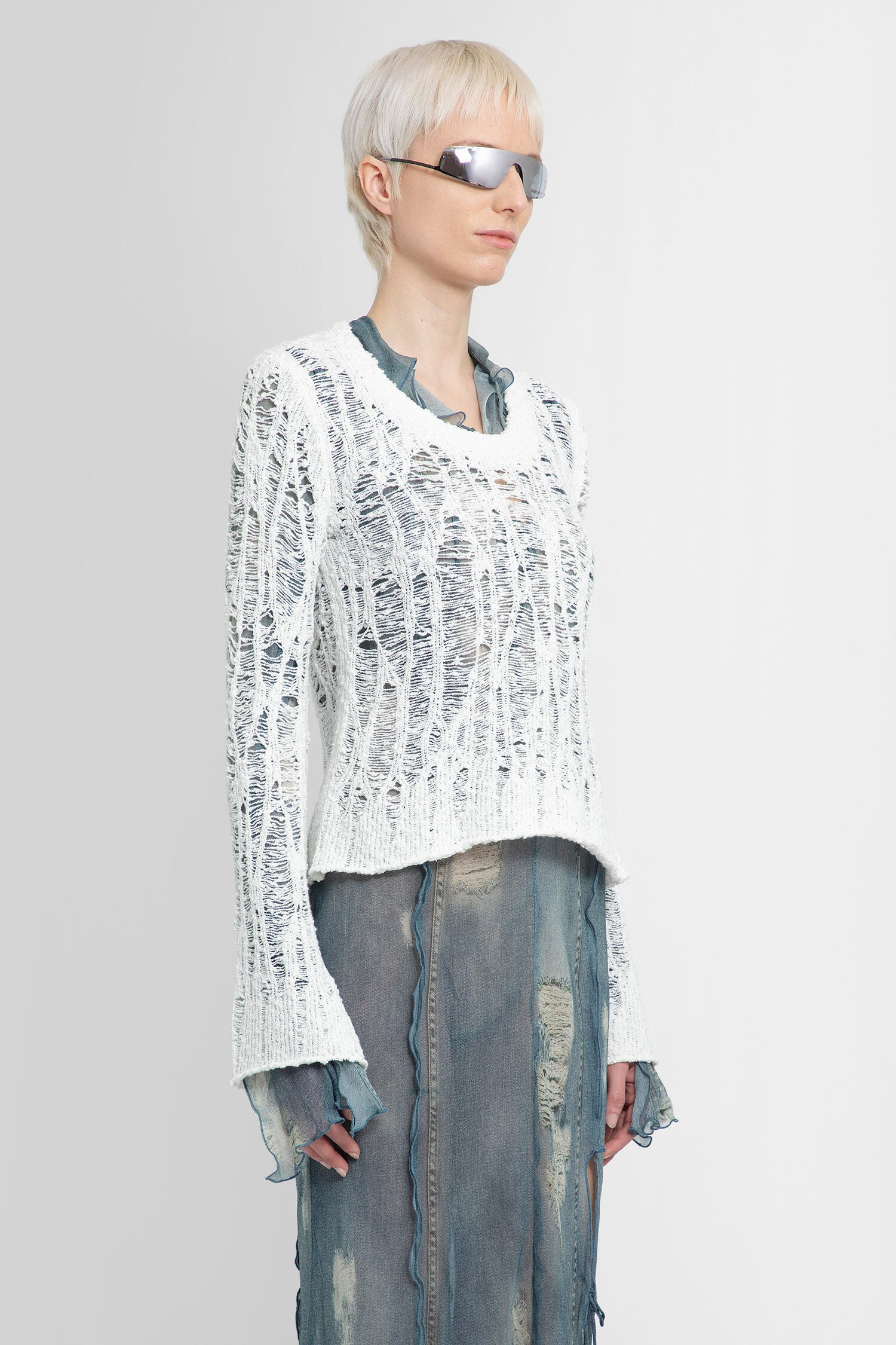 ACNE STUDIOS WOMAN WHITE KNITWEAR