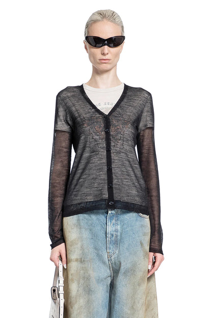 Antonioli ACNE STUDIOS WOMAN BLACK KNITWEAR