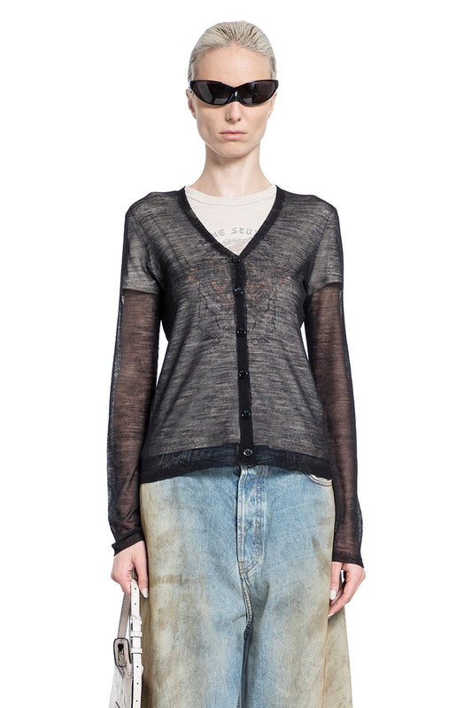 ACNE STUDIOS WOMAN BLACK KNITWEAR