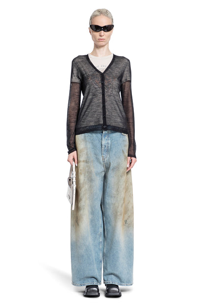 ACNE STUDIOS WOMAN BLACK KNITWEAR