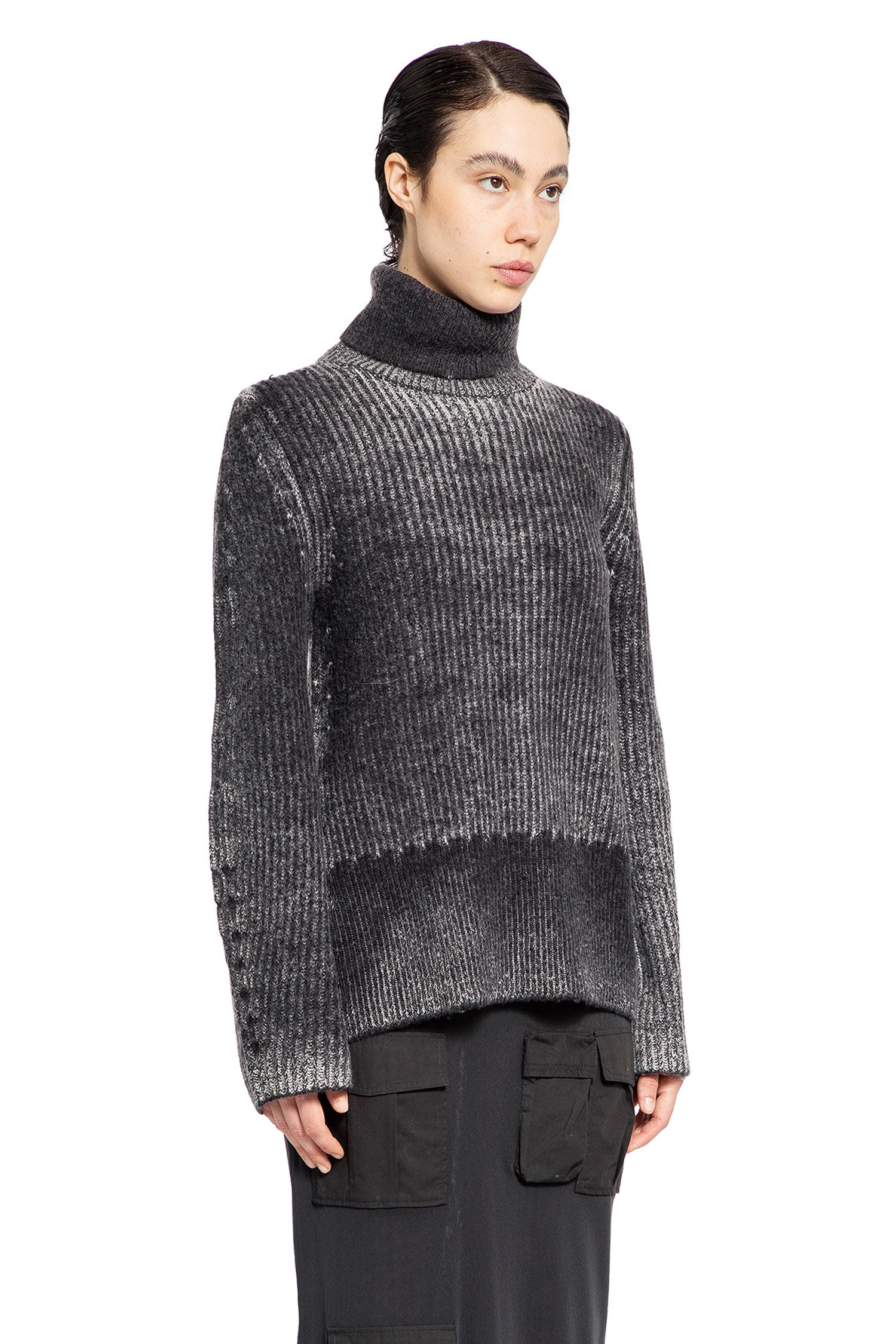 ACNE STUDIOS WOMAN GREY KNITWEAR