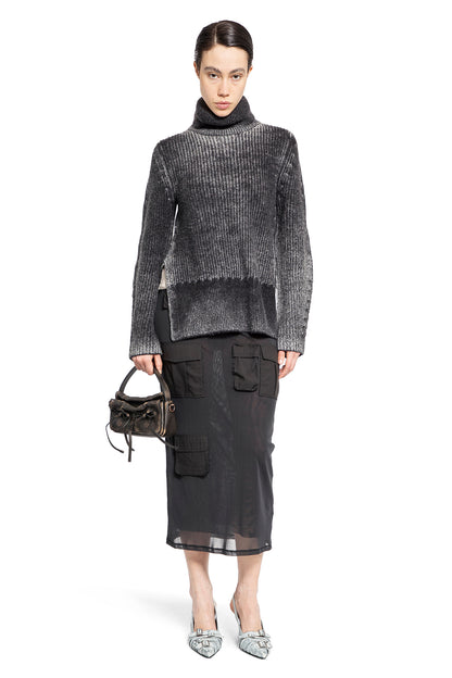 ACNE STUDIOS WOMAN GREY KNITWEAR