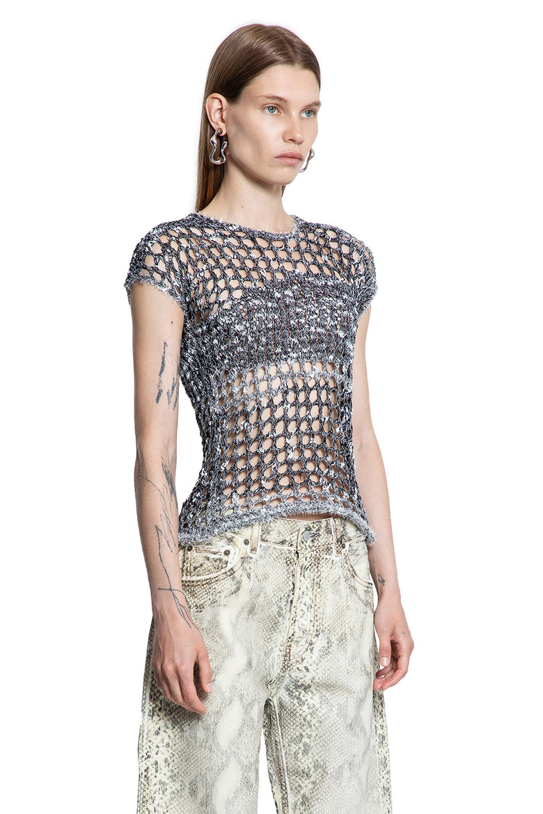 ACNE STUDIOS WOMAN BLACK TOPS