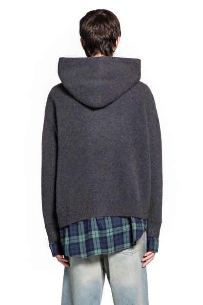 Layered Wool Hoodie