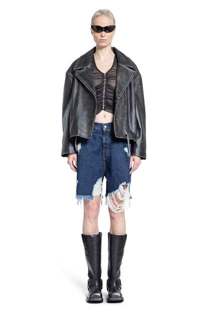 ACNE STUDIOS WOMAN BLACK JACKETS