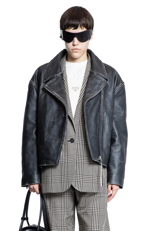 Distressed Biker Jacket - Antonioli.eu