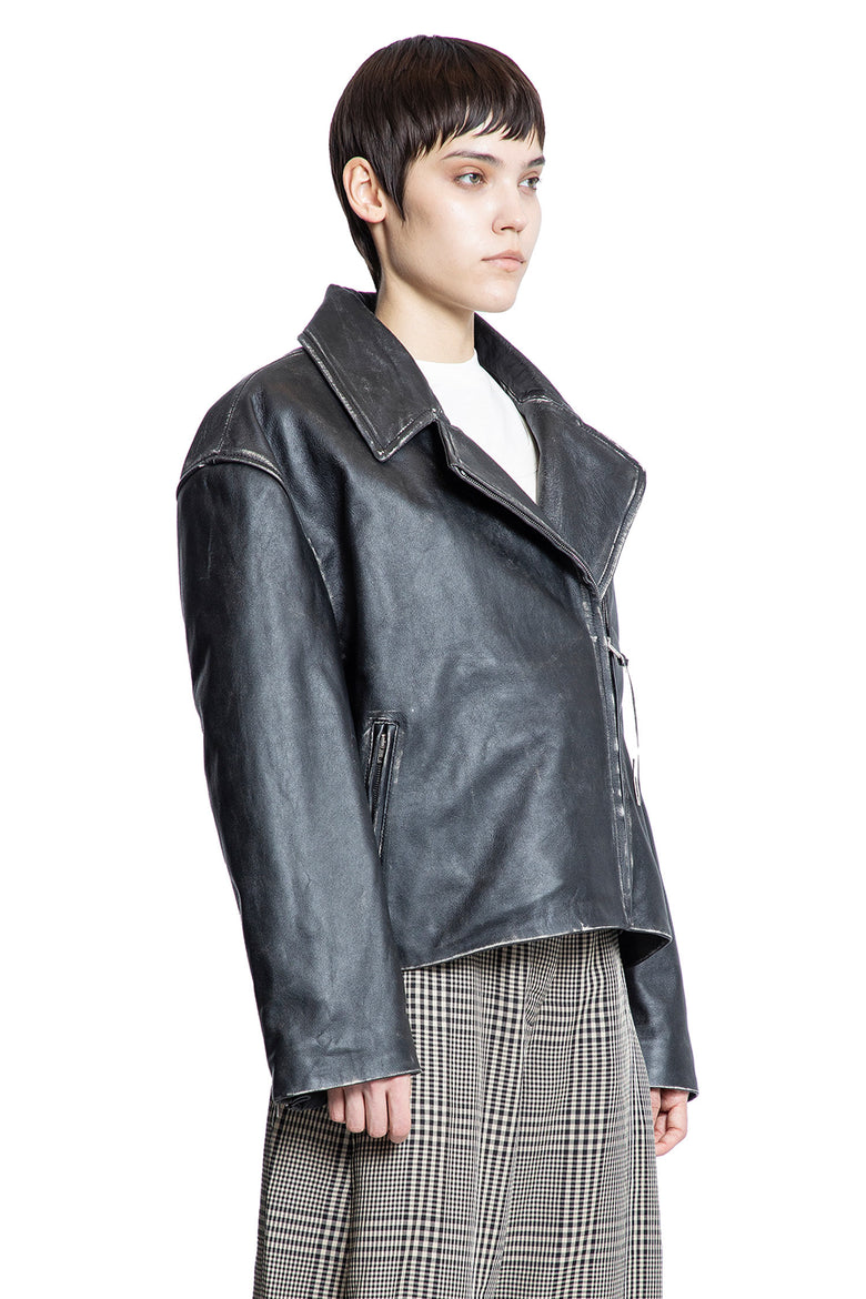 ACNE STUDIOS WOMAN BLACK JACKETS