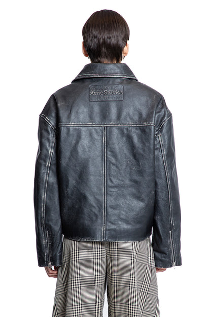 ACNE STUDIOS WOMAN BLACK JACKETS