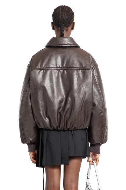 ACNE STUDIOS WOMAN BROWN JACKETS