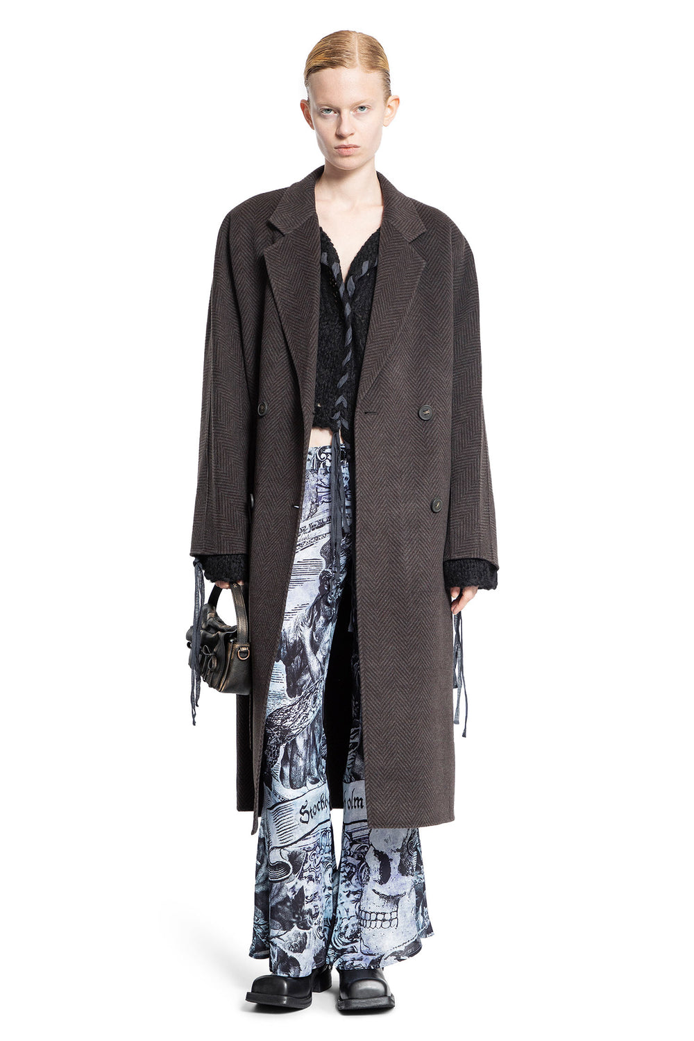 ACNE STUDIOS WOMAN BROWN COATS