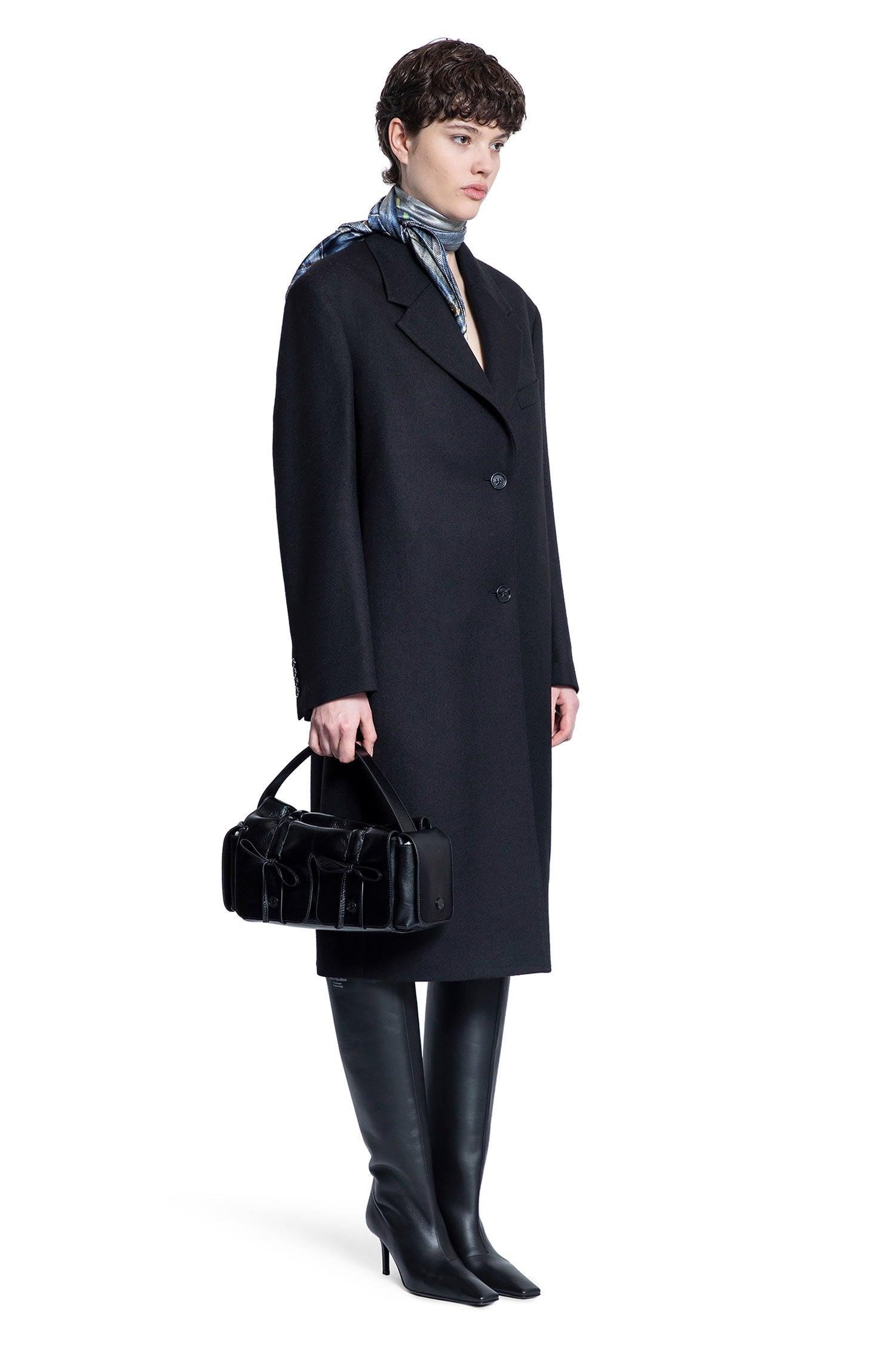 ACNE STUDIOS WOMAN BLACK COATS