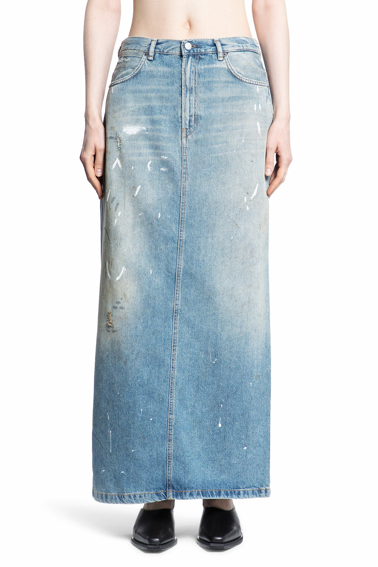 ACNE STUDIOS WOMAN BLUE SKIRTS